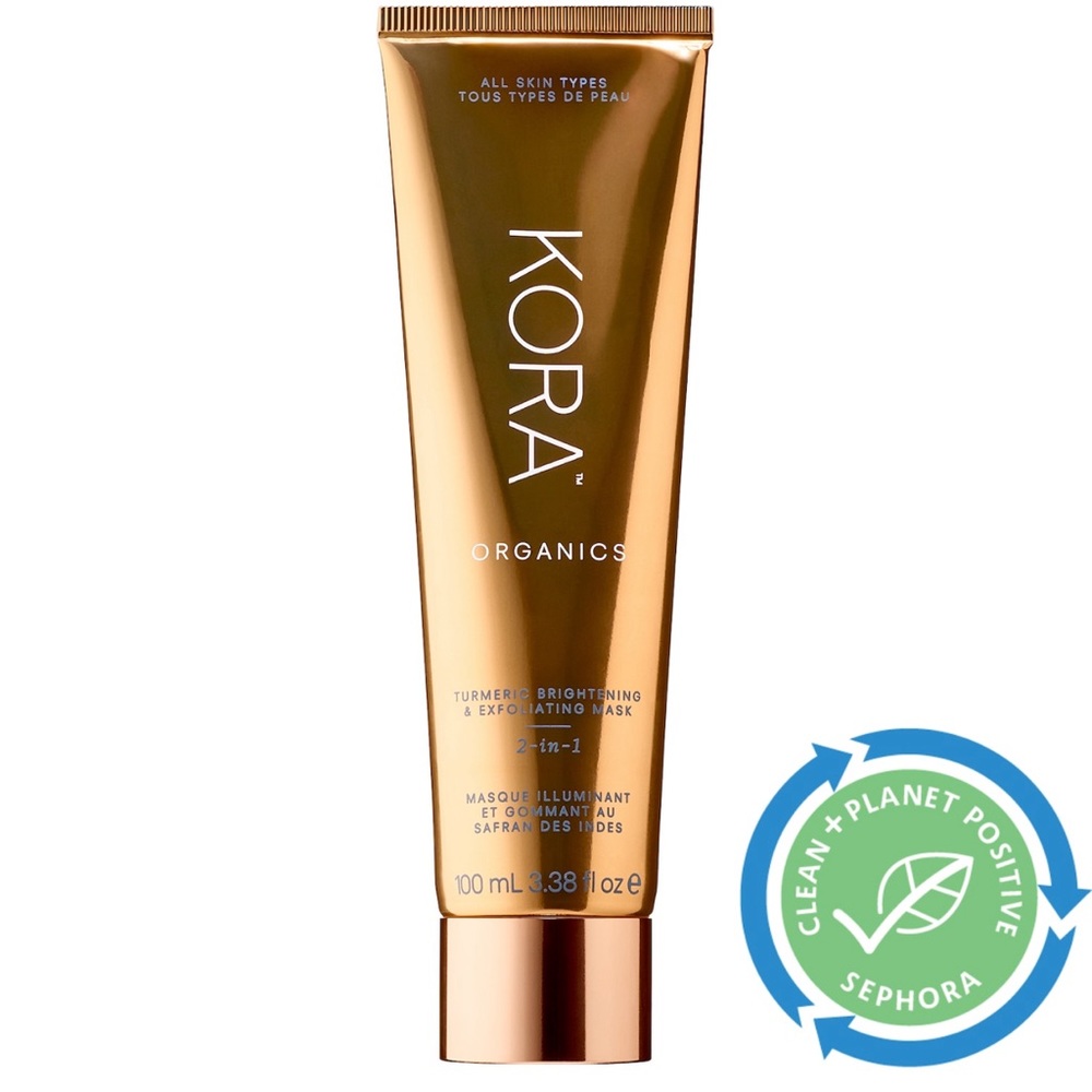 KORA ORGANICS Tumeric Brightening Pore Scrub + Exfoliating Mask